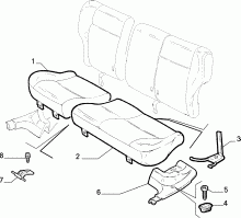 70613/01 REAR SEAT