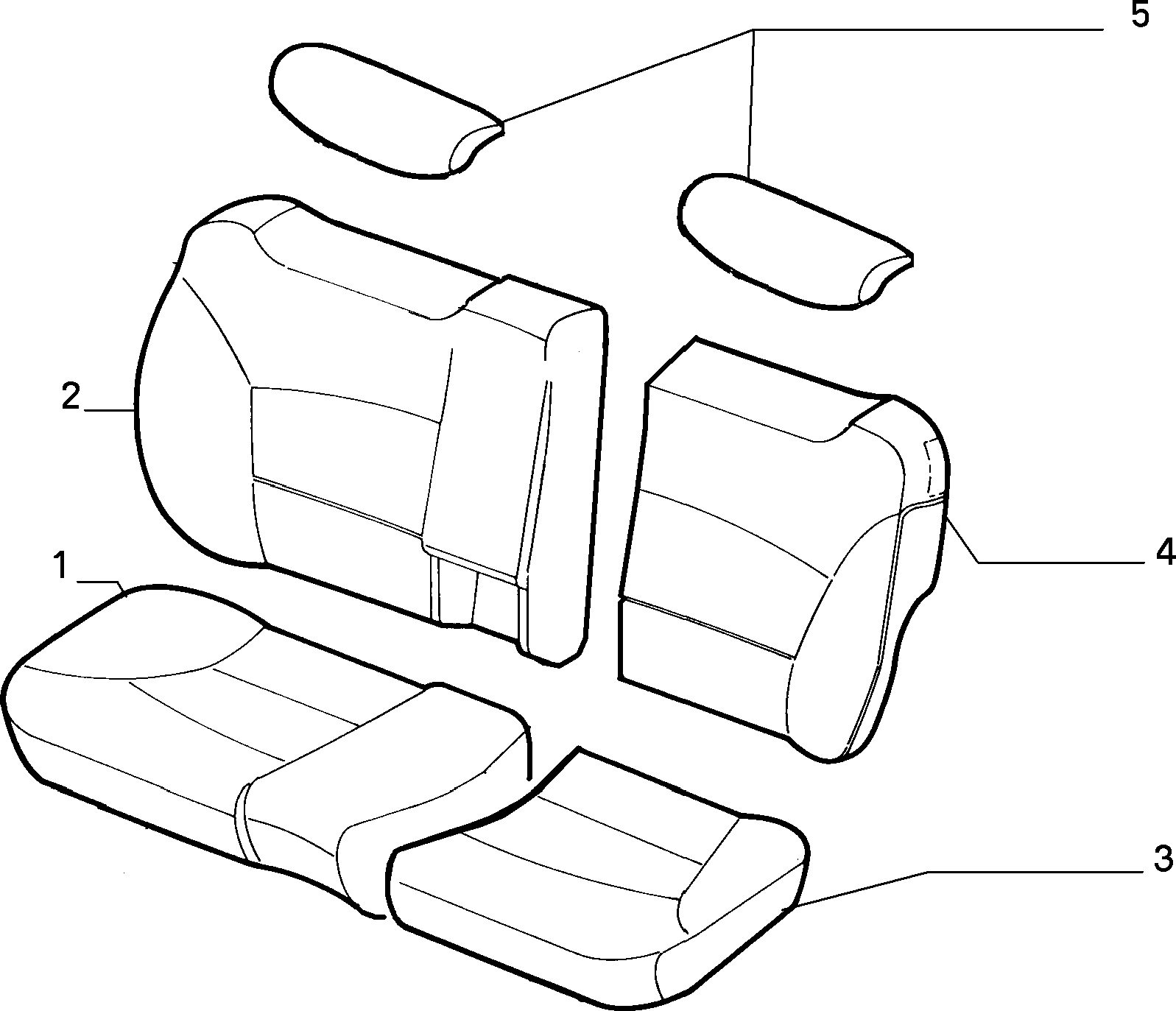 70615/02 REAR SEAT LINING
