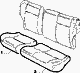 70615/01 REAR SEAT LINING