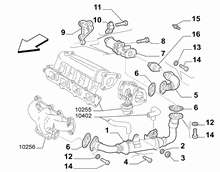 10259-010 OIL COOLER AND EGR VALVE