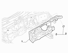 70522-010 BONNET AND ENGINE PADDING AND INSULATION