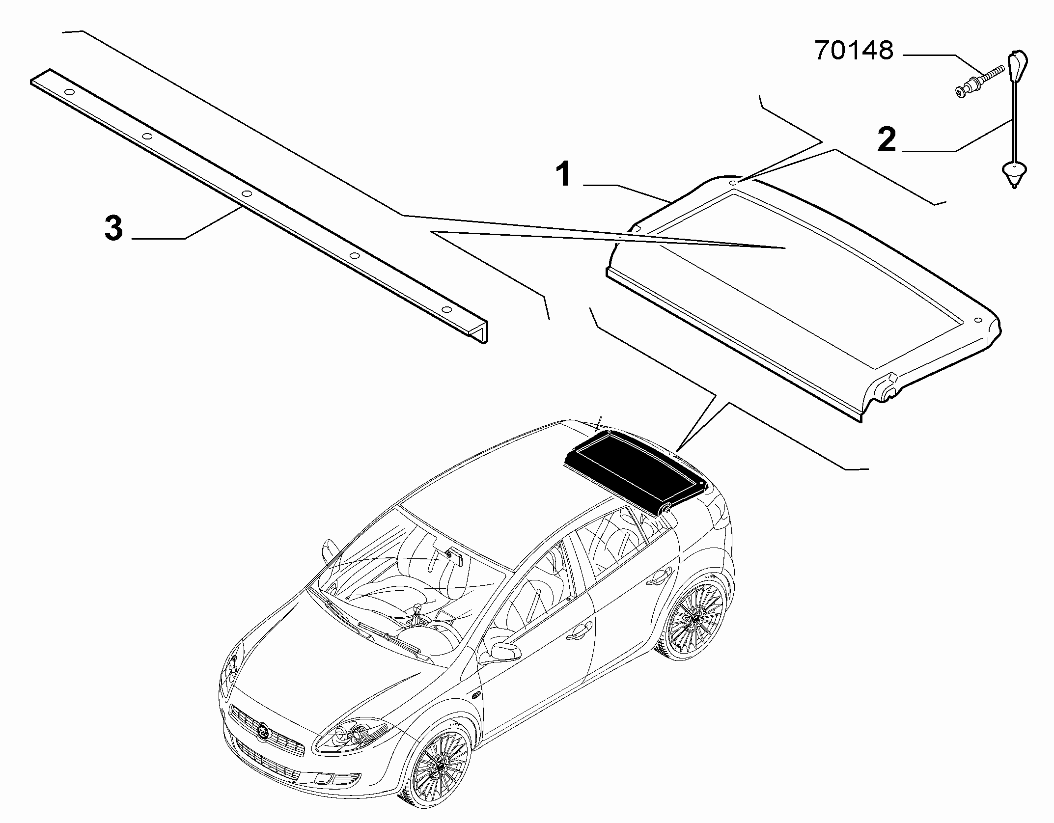 70523-070 PARCEL SHELF