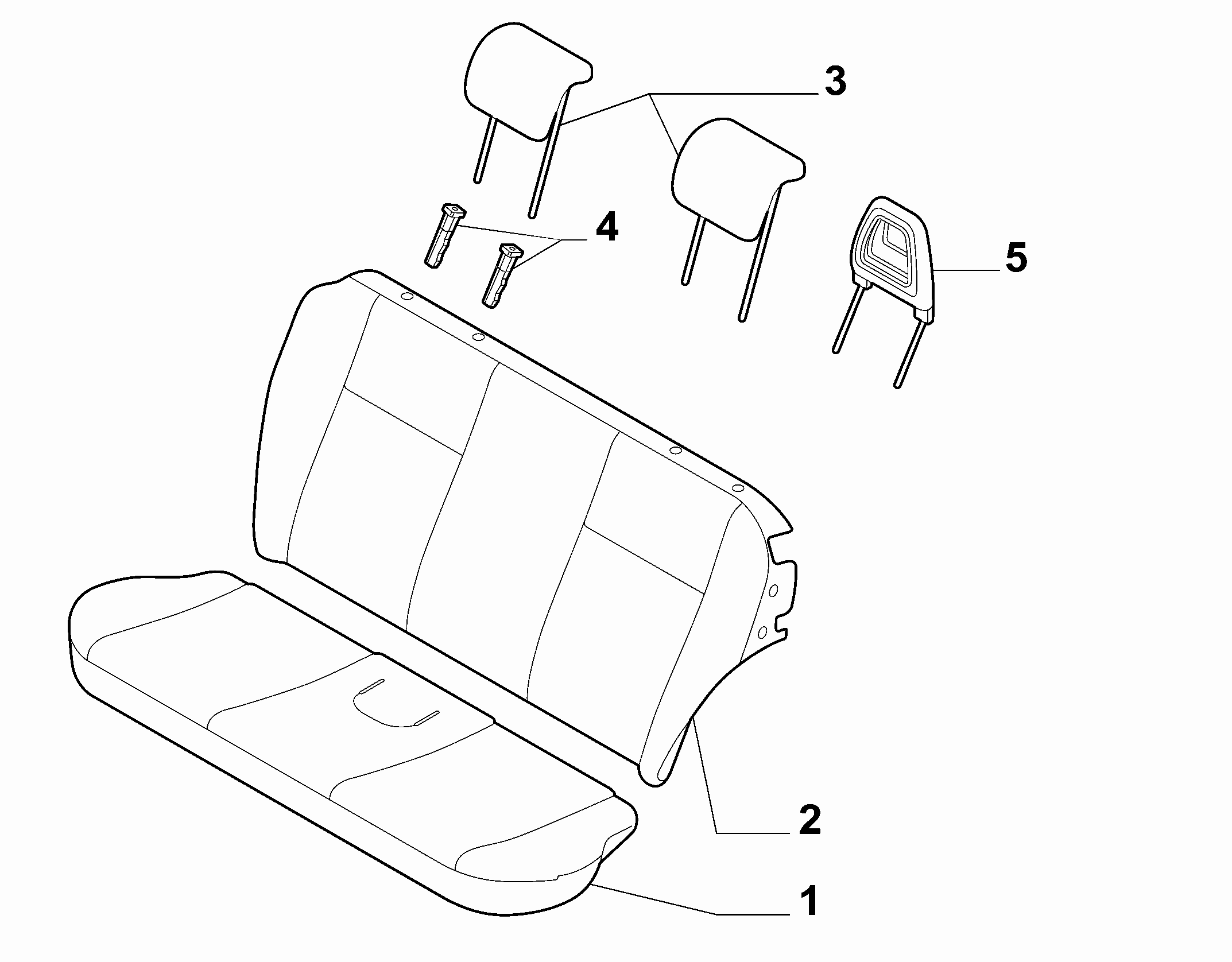 70615/14 REAR SEAT LINING