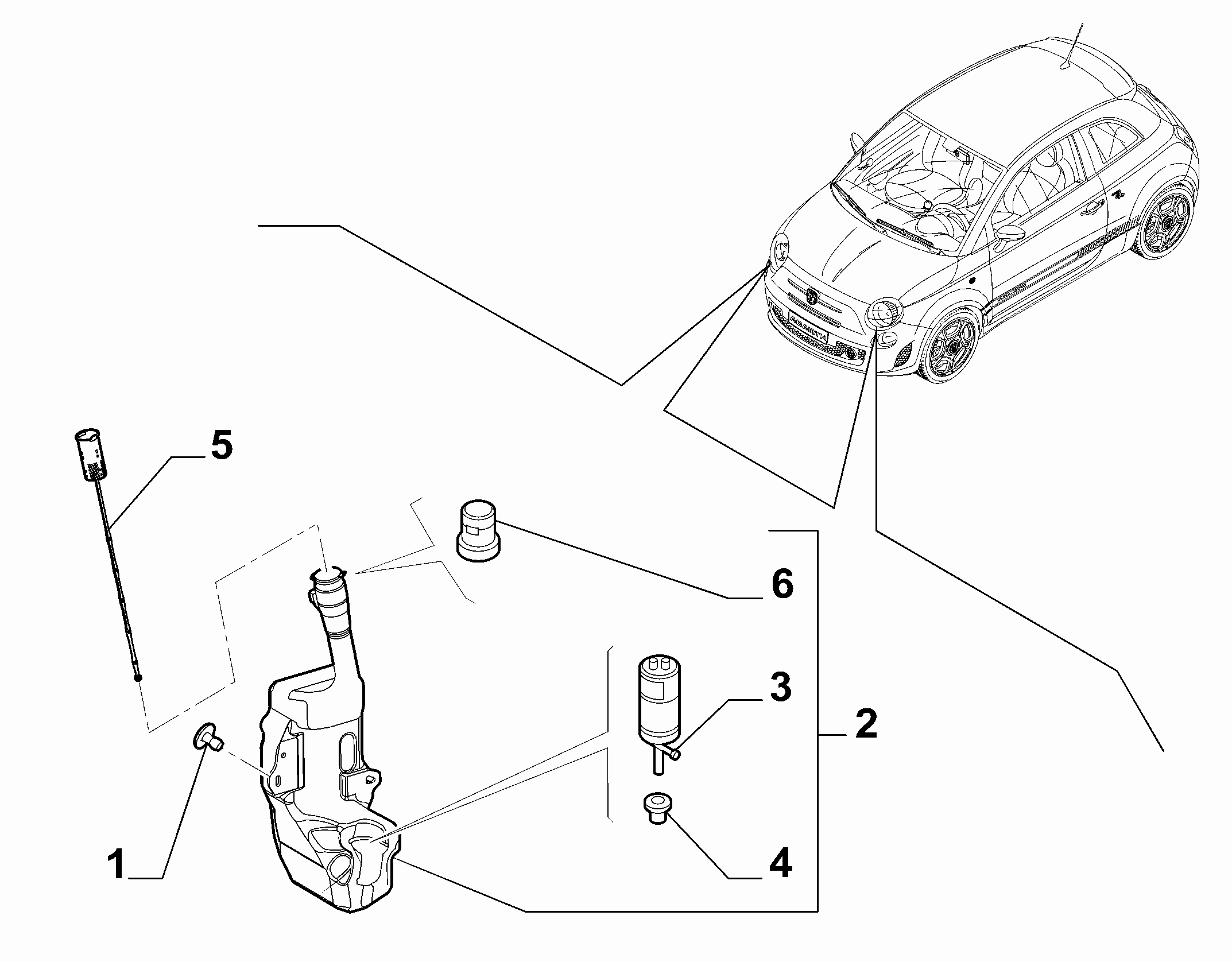 55514-030 WINDSHIELD WIPER RESERVOIR