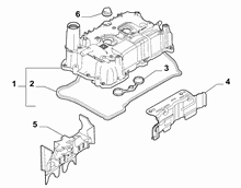 10101-030 CYLINDER HEAD AND GASKET COVERS