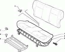 70613/00 REAR SEAT