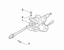41201-020 POWER STEERING SHAFT