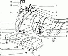 70613/01 REAR SEAT
