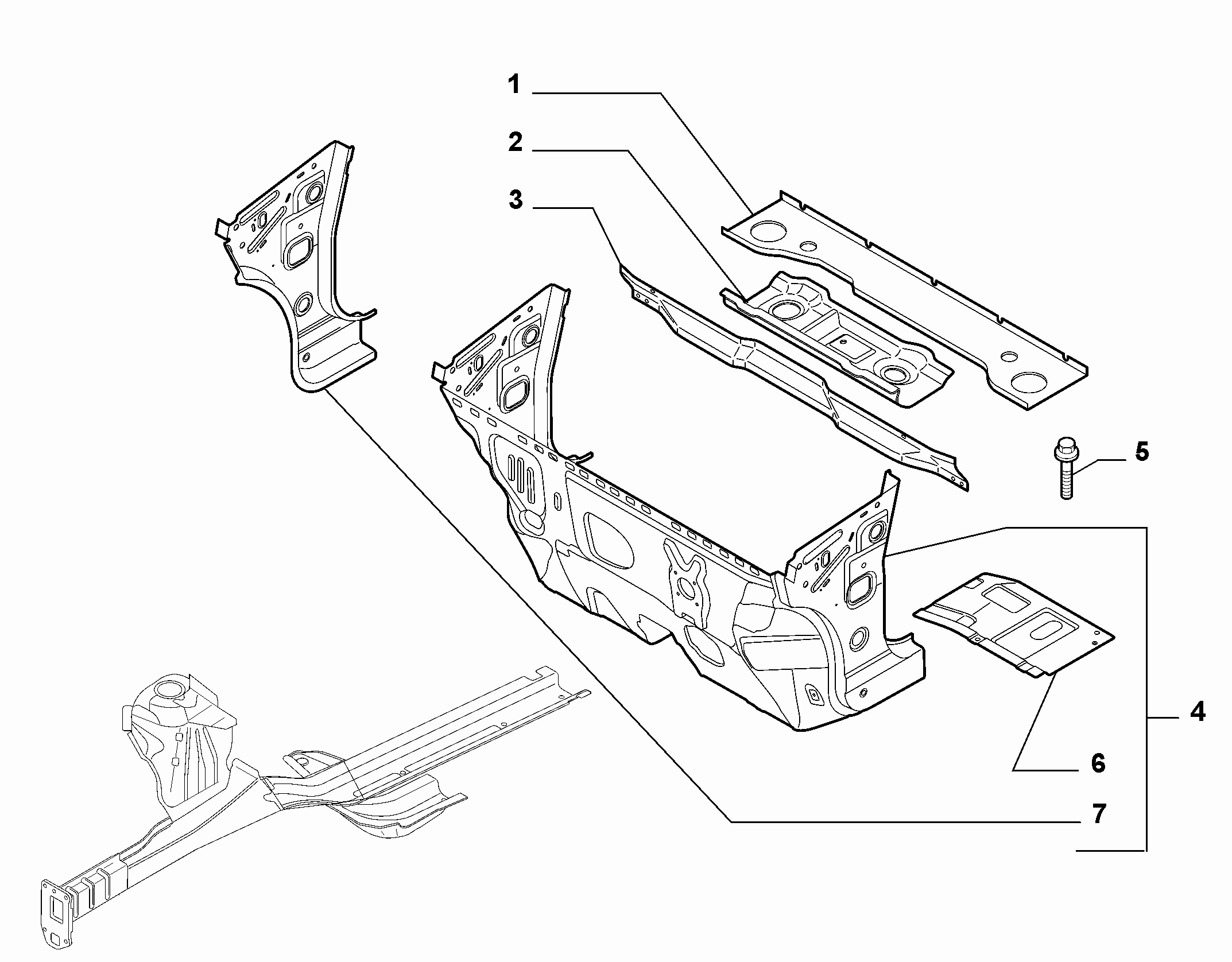 70002-040 INSTRUMENT PANEL WALL 