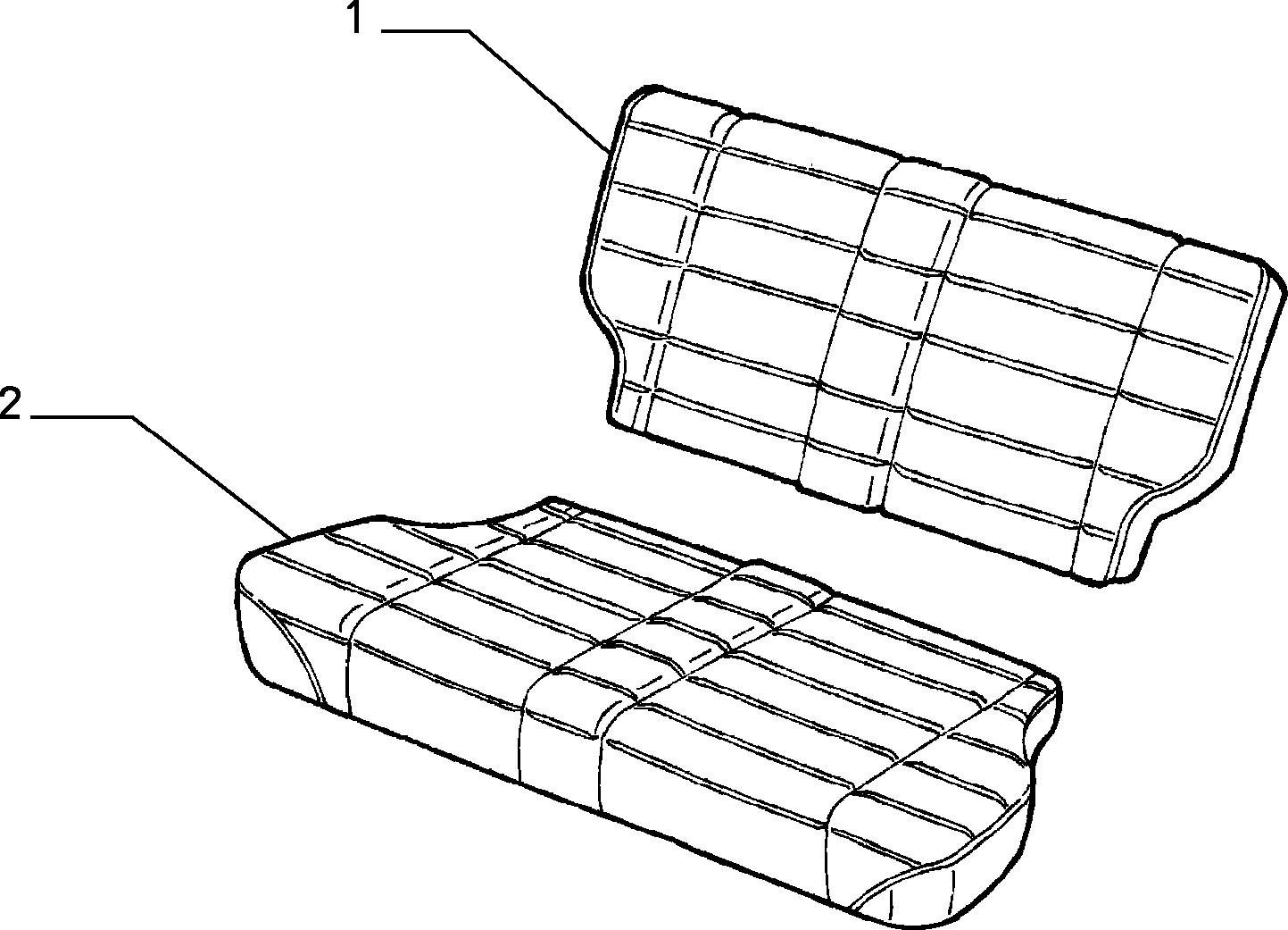 70615/02 REAR SEAT LINING
