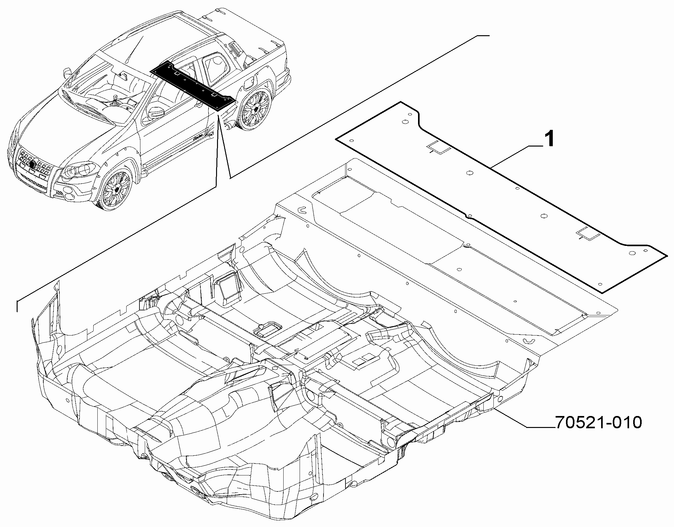 70521-012 REAR MATS