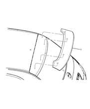70712-030 OUTER MOULDINGS, ROOF AREA