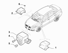 55508-070 REMOTE CONTROL AIRBAG SENSOR
