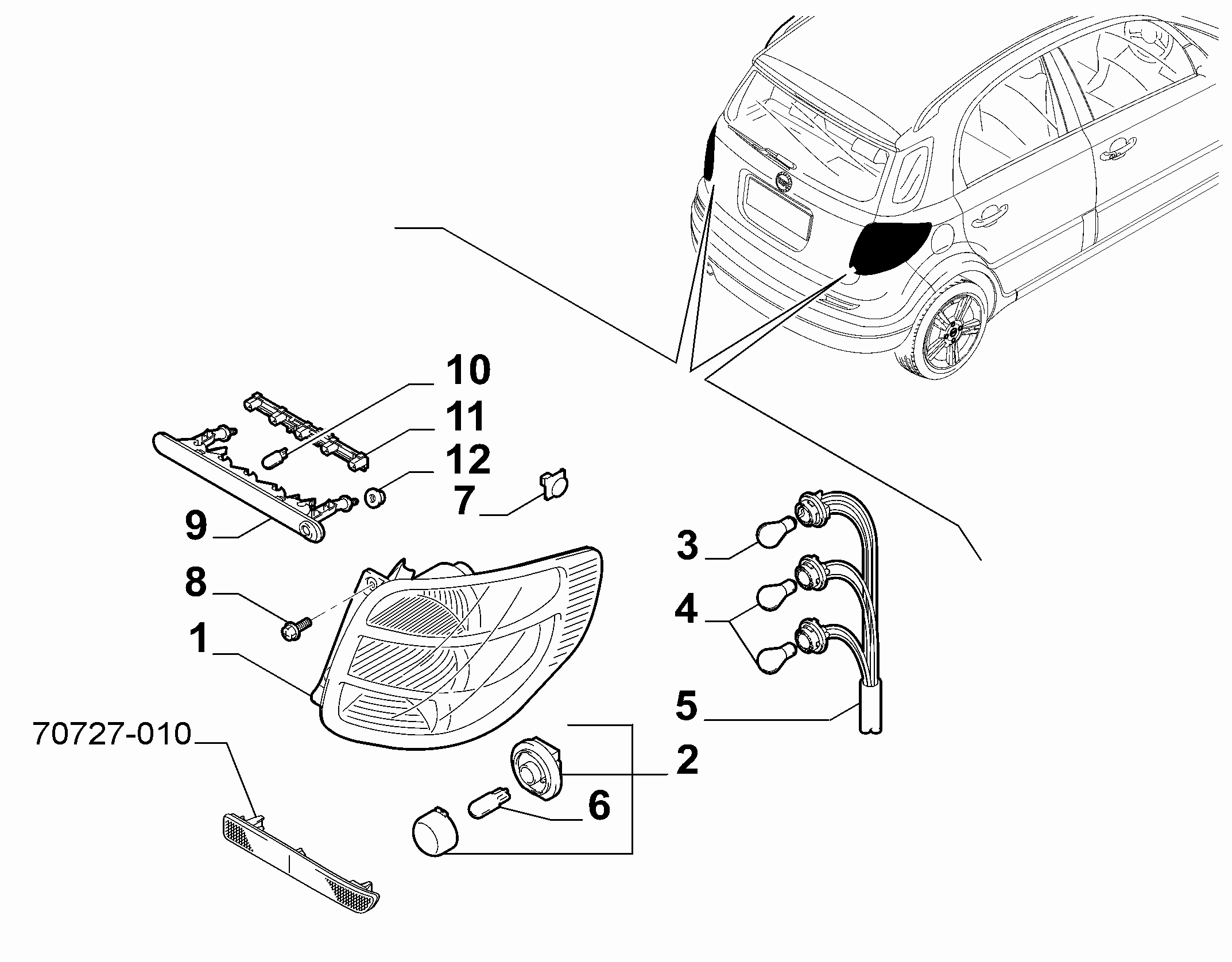 55401-010 FRONT HEADLIGHT