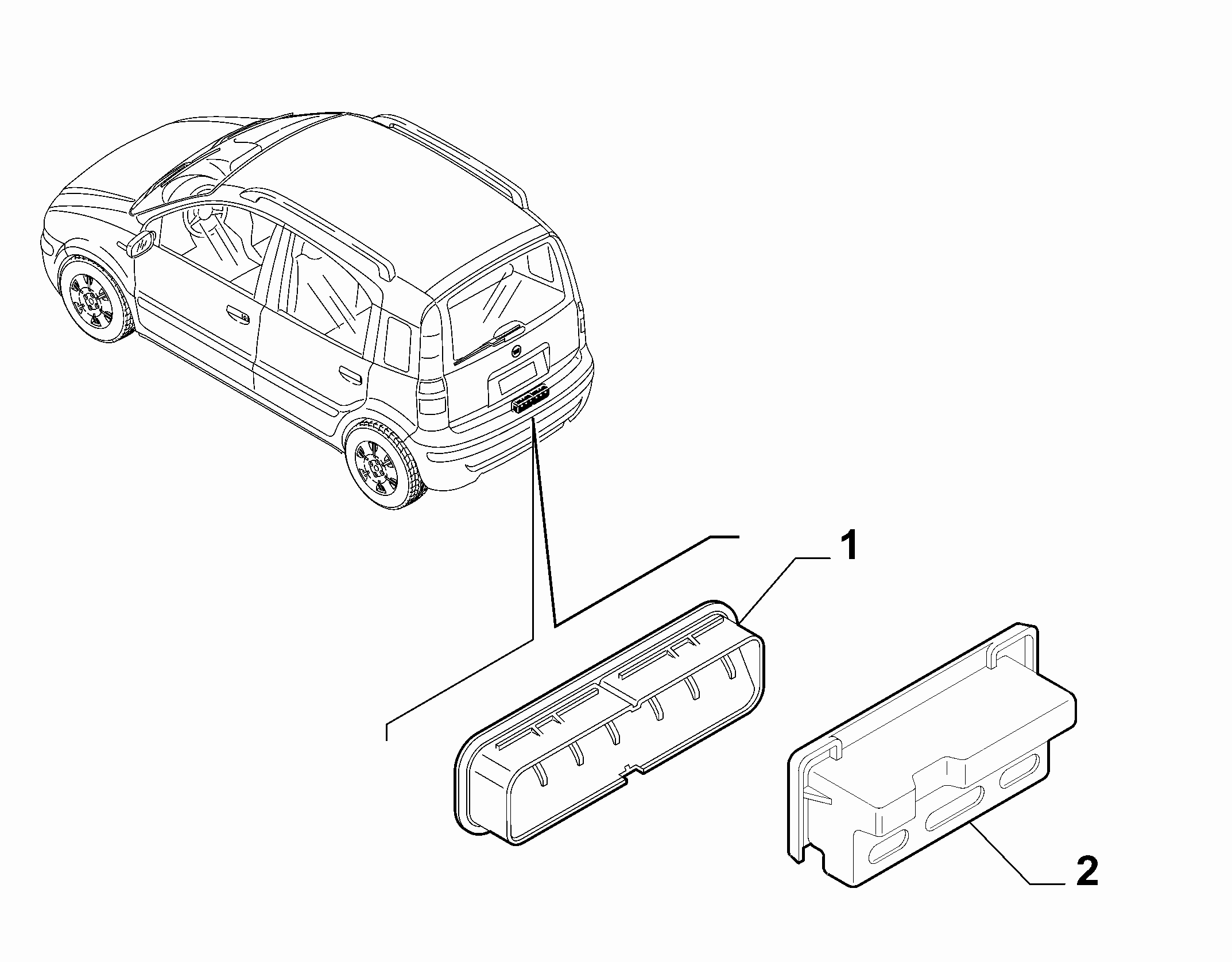70717-040 TRUNK AIR OUTLET