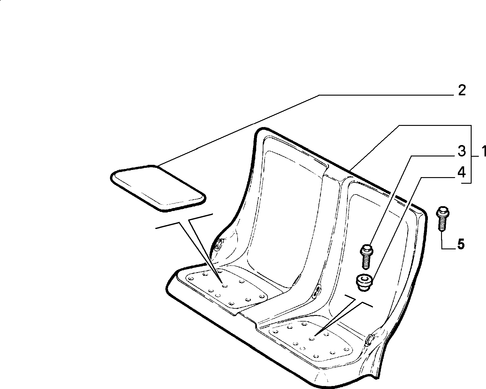 70613/00 REAR SEAT
