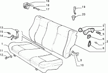 70613/00 REAR SEAT