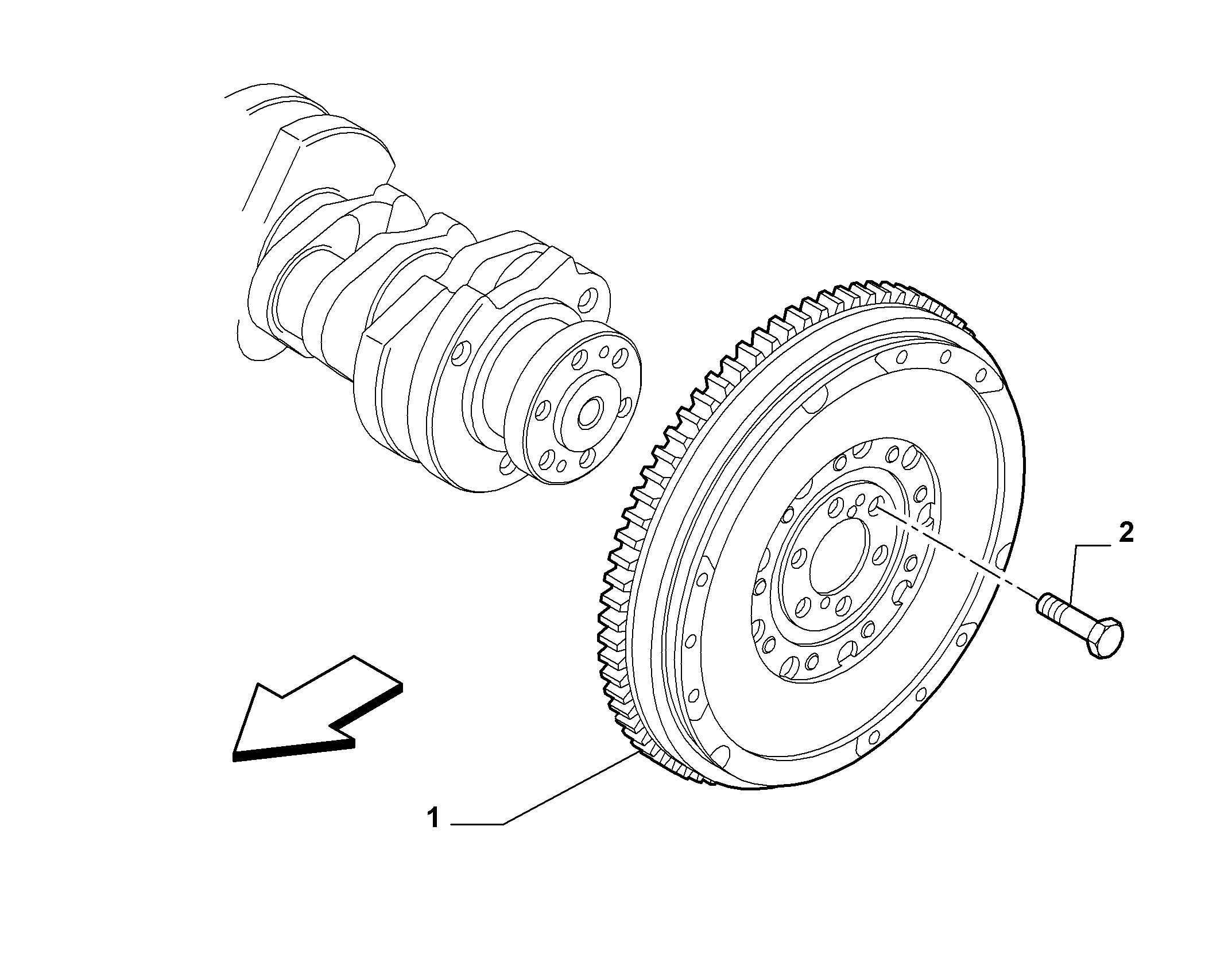 10103-020 FLYWHEEL