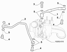 10402-020 THERMOSTAT AND WATER PIPES
