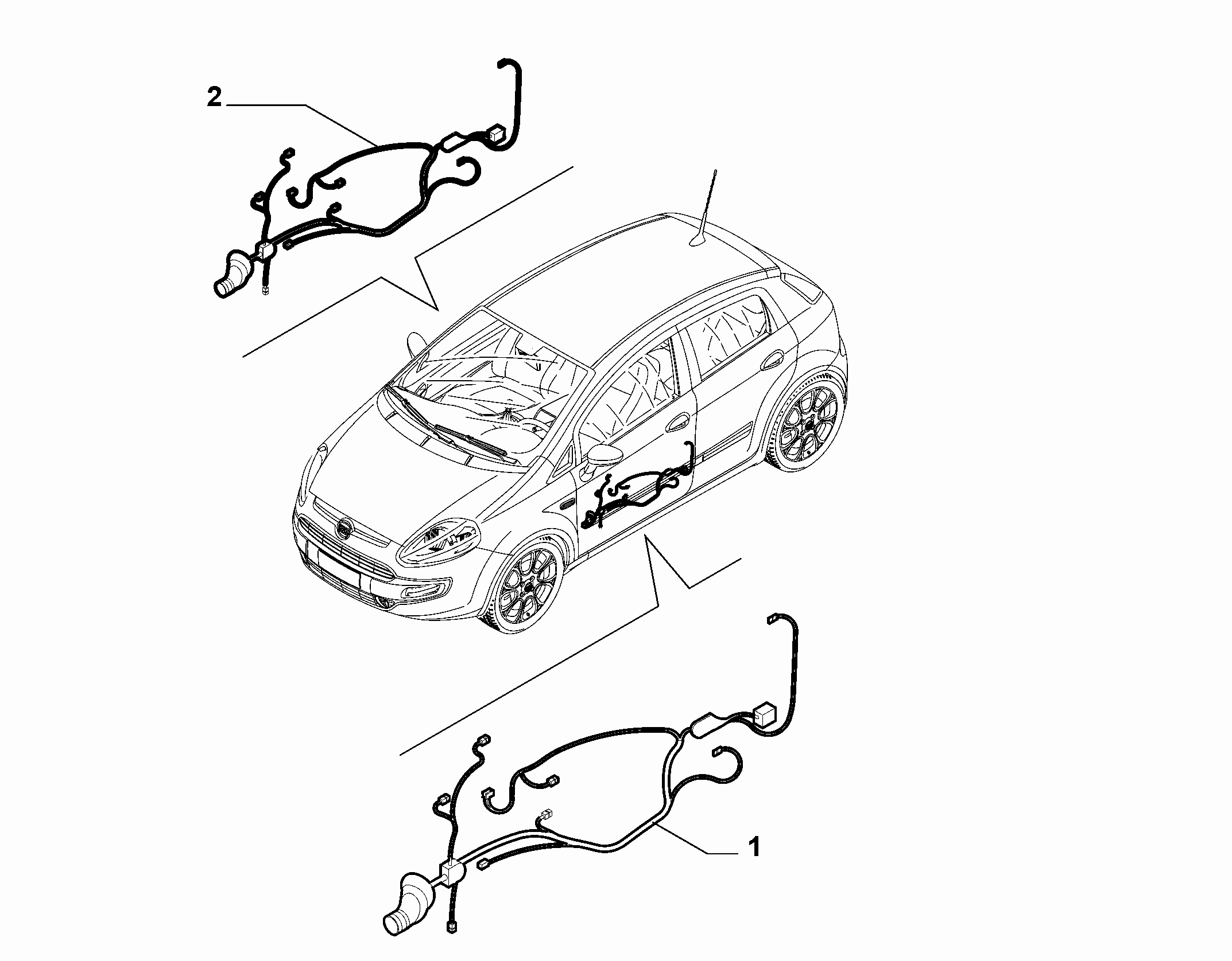 55526-010 FRONT DOOR HARNESS