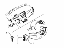 70502-060 STEERING COLUMN GUARDS