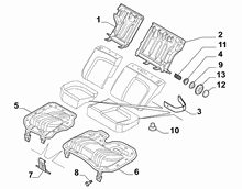 70613-020 REAR SEAT FRAME