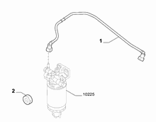10201-030 ENGINE WELL FUEL PIPES