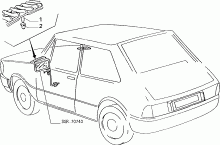 70712/00 НАРУЖНЫЕ НАКЛАДКИ И УПЛОТНИТЕЛИ 