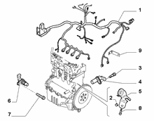 10226-040 ENGINE HARNESS AND SUPPORTS