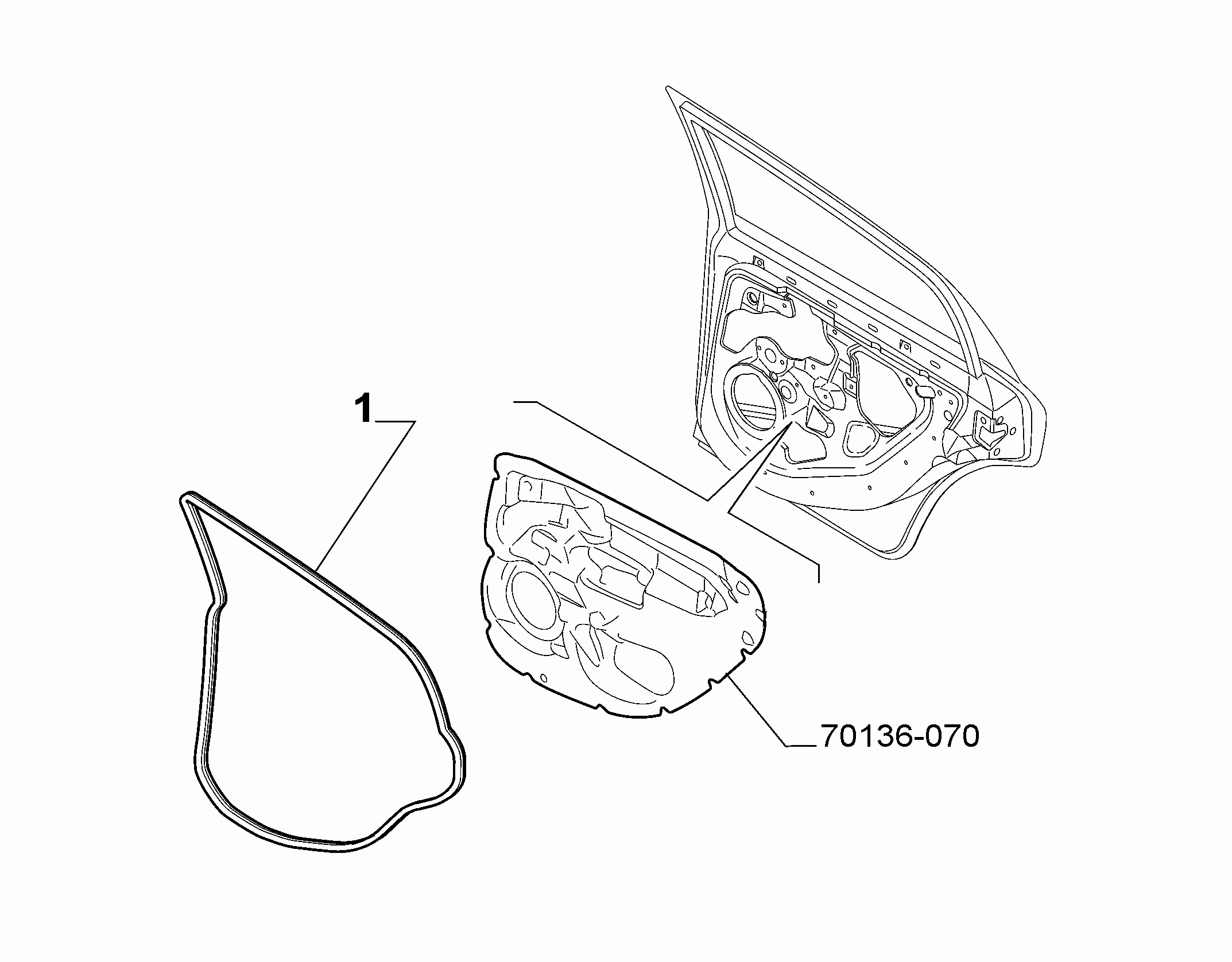 70136-080 REAR DOOR RING GASKET