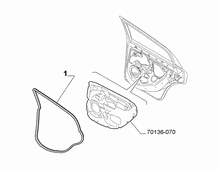 70136-080 REAR DOOR RING GASKET
