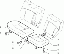 70613/02 REAR SEAT