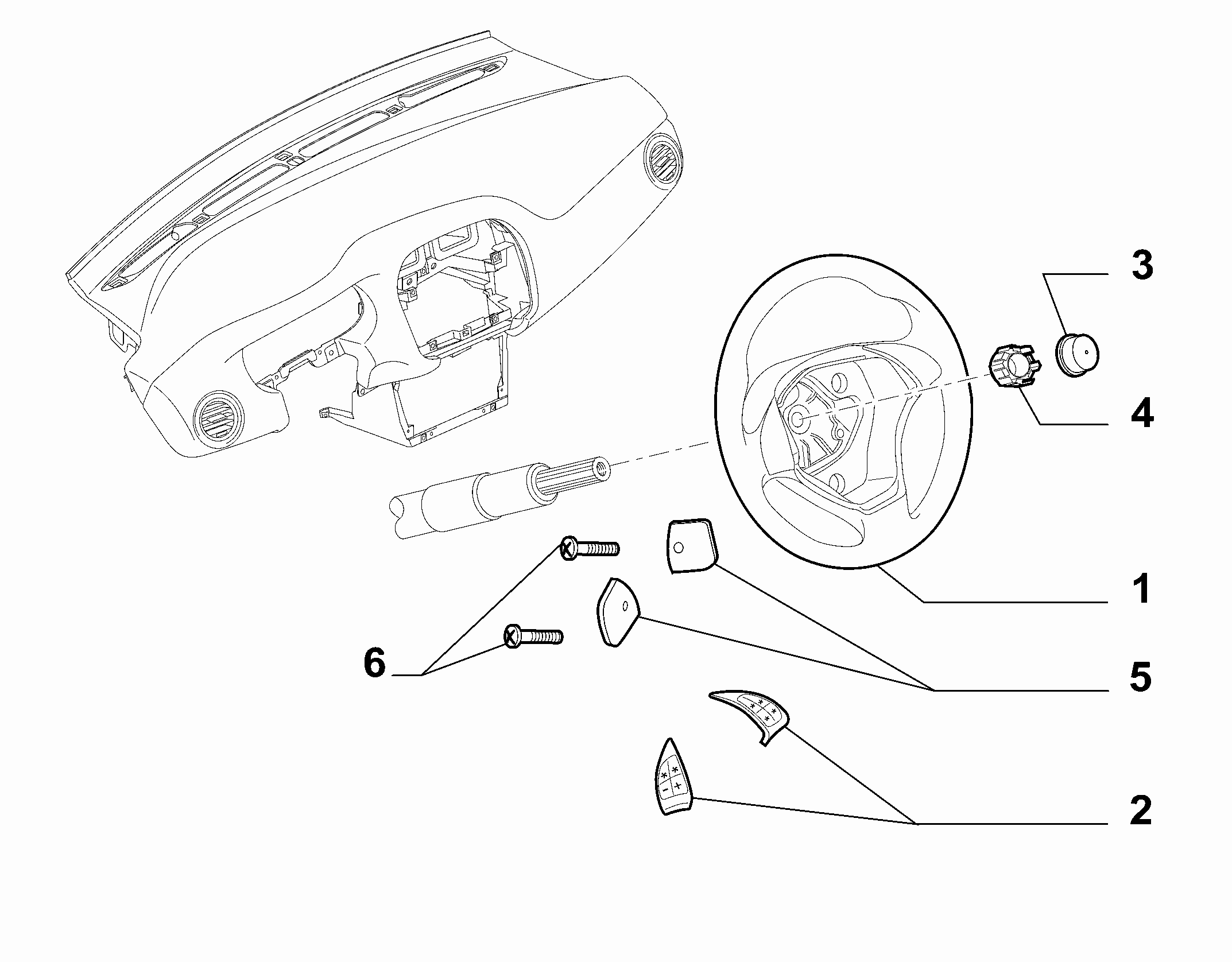 41201-010 STEERING WHEEL