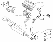 10247-020 COOLER PIPING SUCTION DUCT