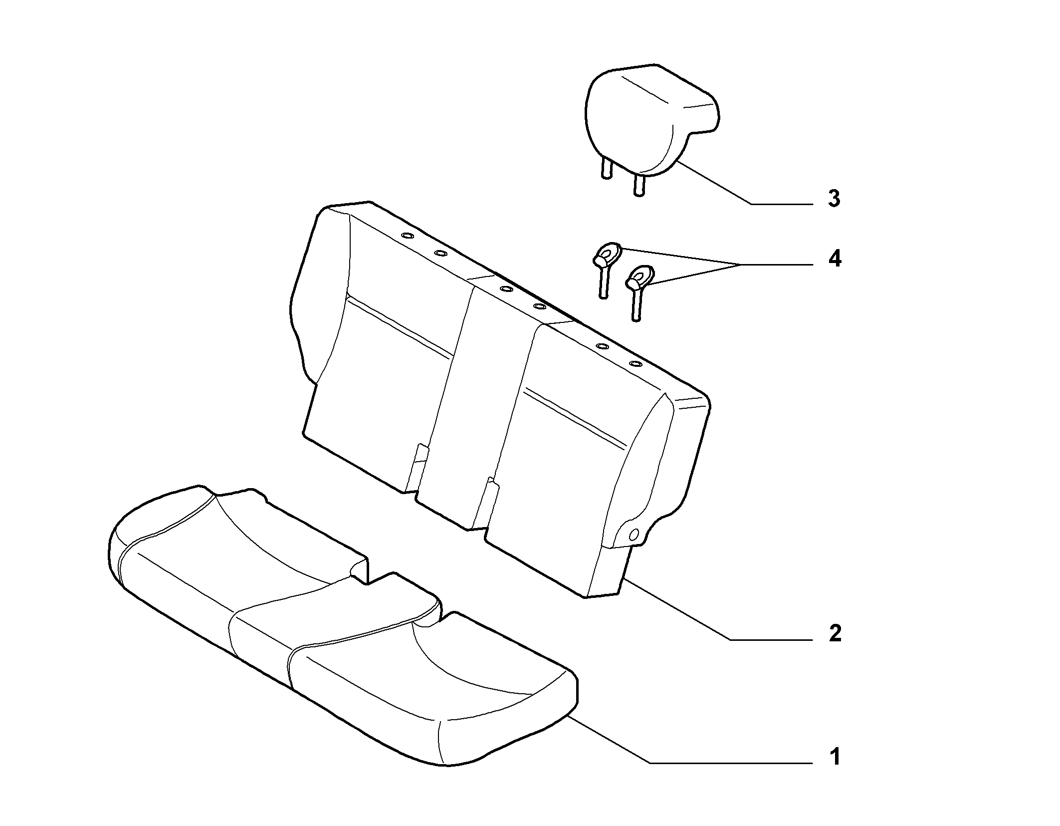 70615/40 REAR SEAT LINING