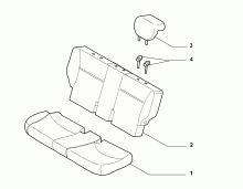 70615/40 REAR SEAT LINING