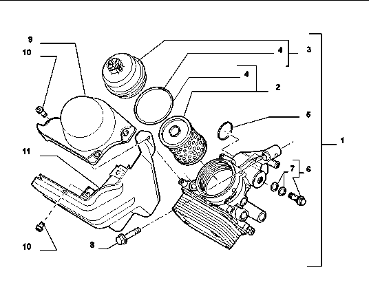 10301-040 OIL FILTER SUPPORT