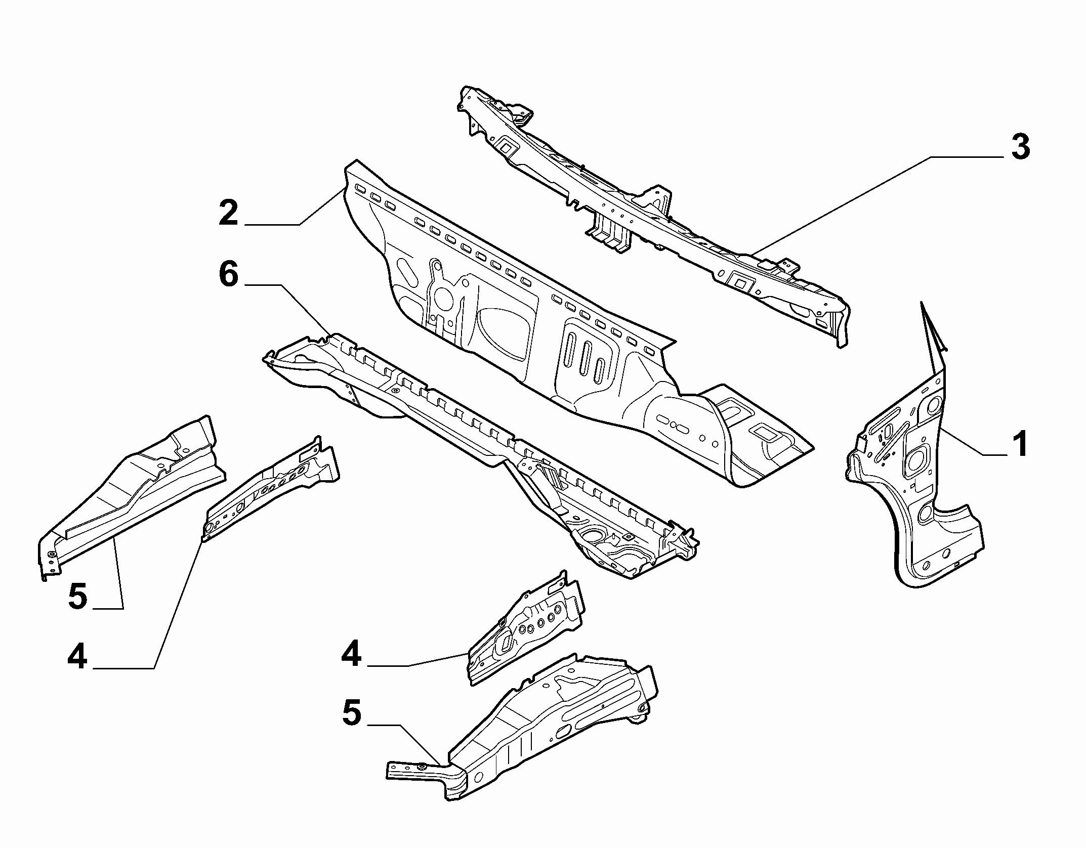 70002-040 INSTRUMENT PANEL WALL 