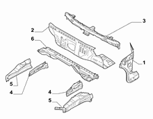 70002-040 INSTRUMENT PANEL WALL 