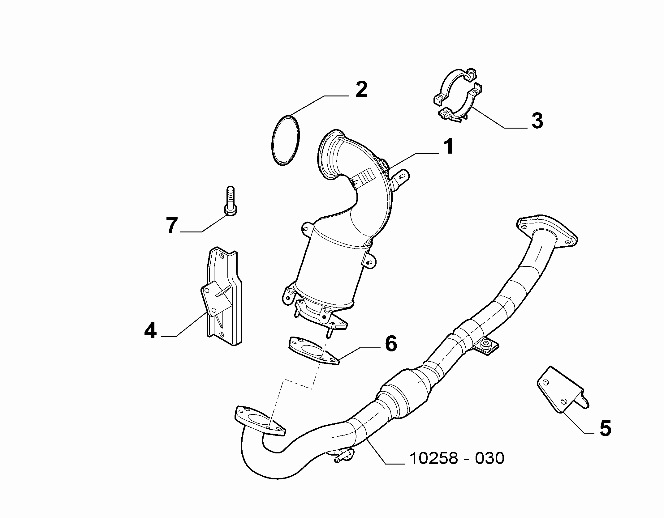 10258-010 FRONT PIPING
