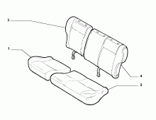 70615/05 REAR SEAT LINING