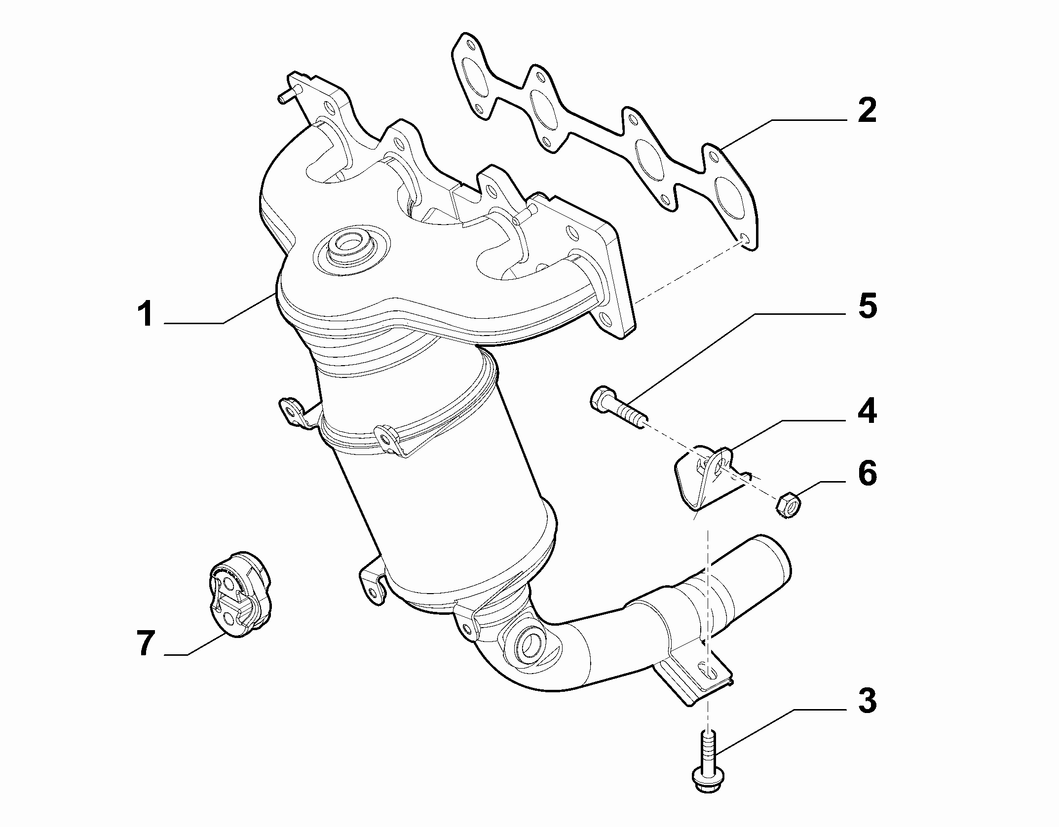 10258-010 FRONT PIPING