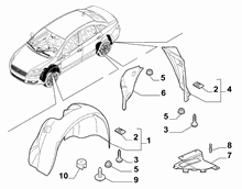 70723-010 WHEEL CARRIAGE COVER