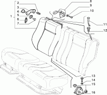70613/02 REAR SEAT