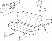70613/02 REAR SEAT