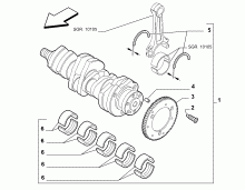 10103-010 ENGINE SHAFT AND HALF BEARING