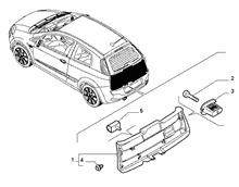 70148-030 INTERNAL REAR DOOR LINING