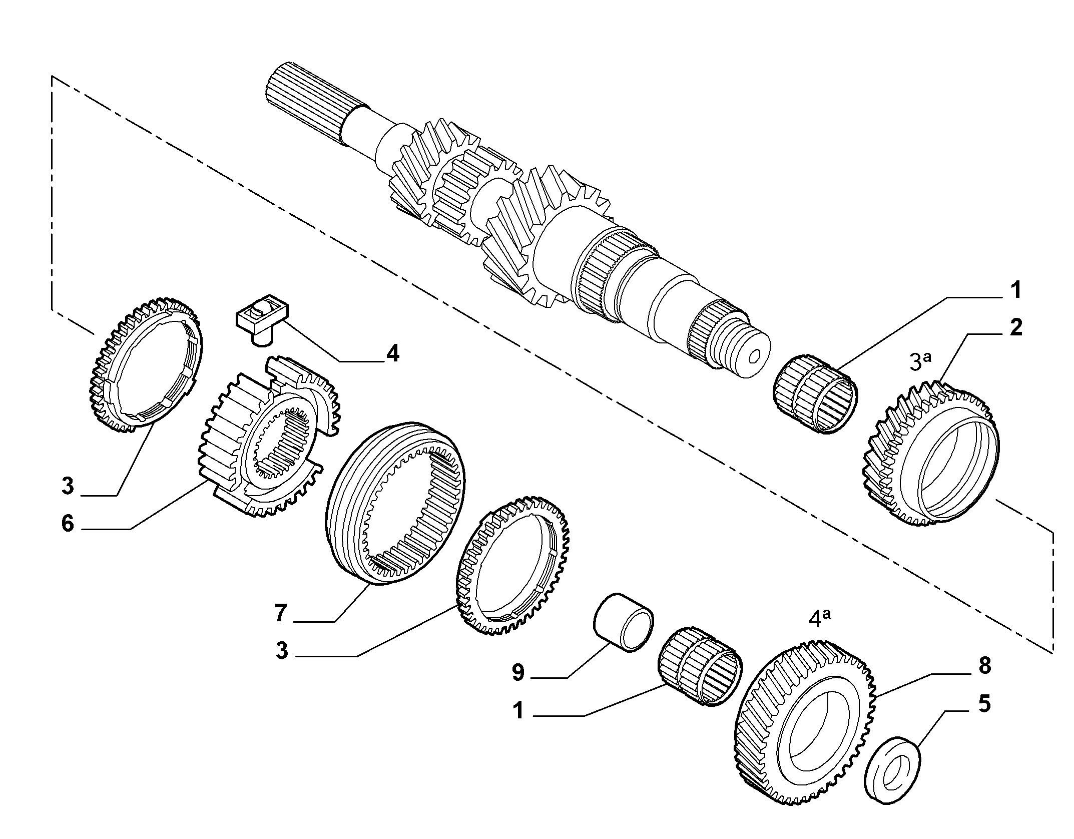 21215-020 GEAR CABLE