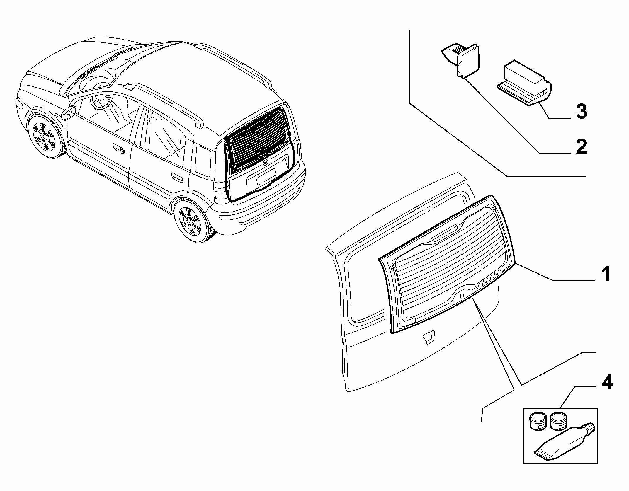 70148-040 REAR WIPER