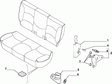 70613/03 REAR SEAT